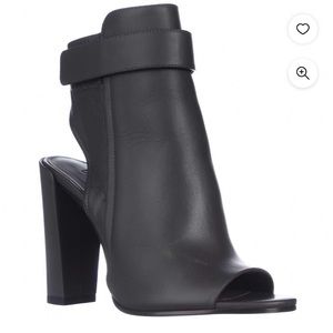Vince Brigham Peep-Toe Booties